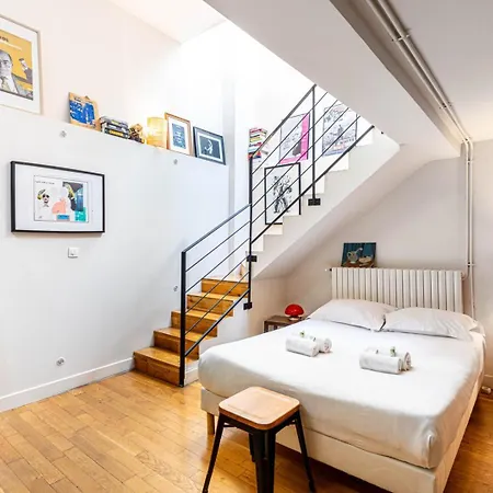 Lägenhet Guestready - Spacious Retreat Near Buttes-chaumont Paris